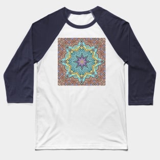 Shell Star Mandala Baseball T-Shirt